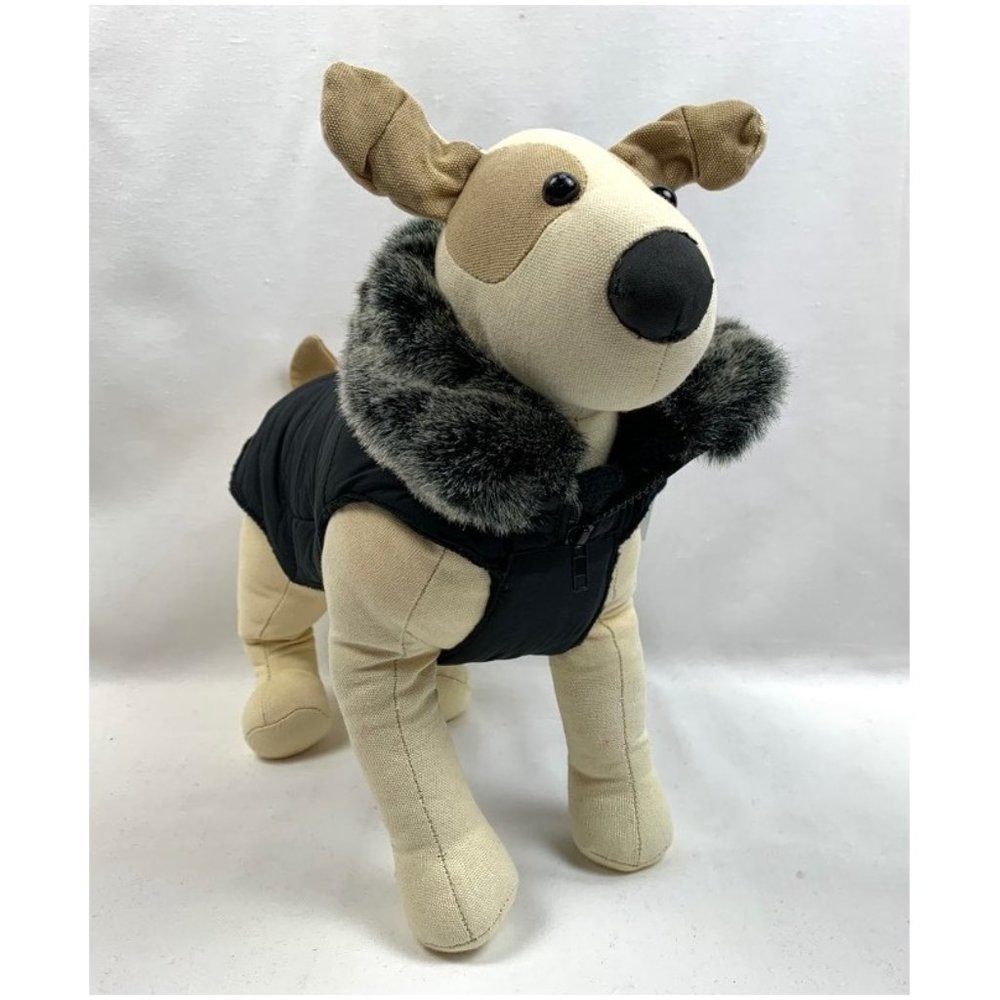 Dog Gone Smart Hemlock Dog Jacket, 10", black, NWT